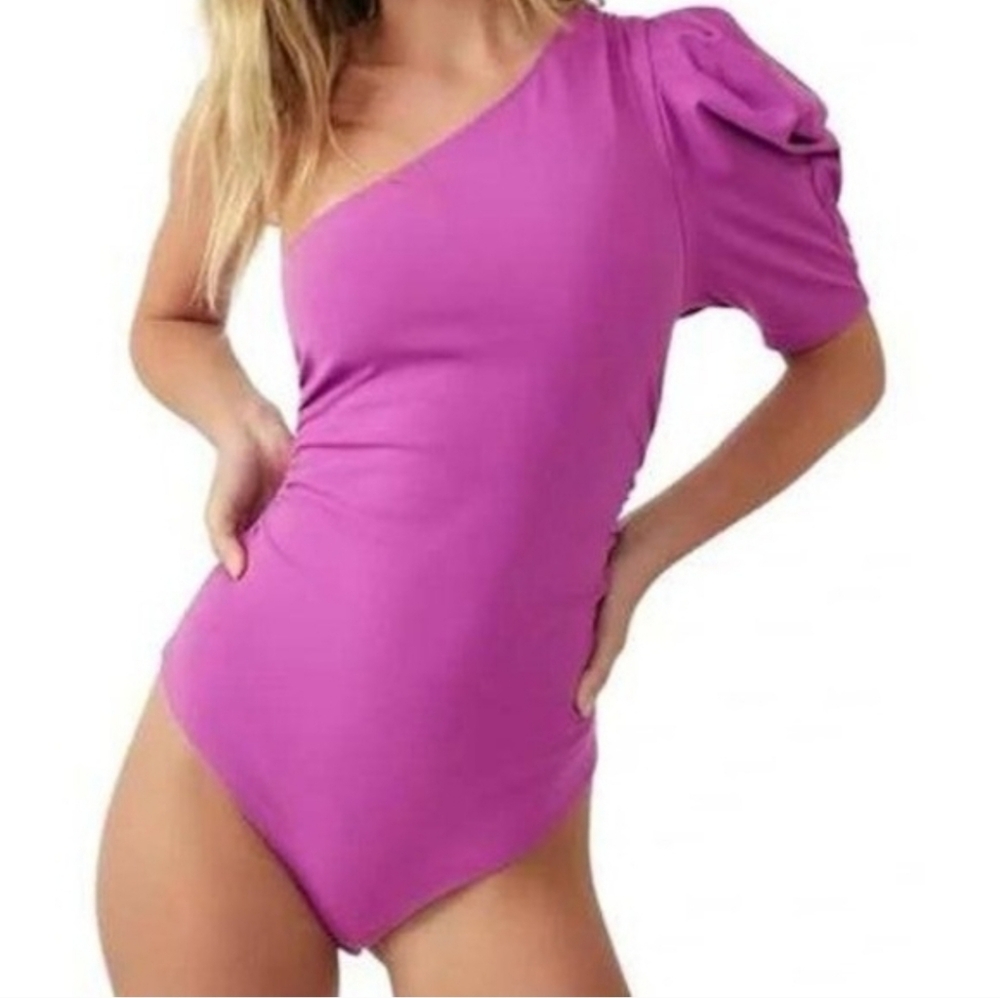 NWT Free people Intimately free something bout you one shoulder bodysuit